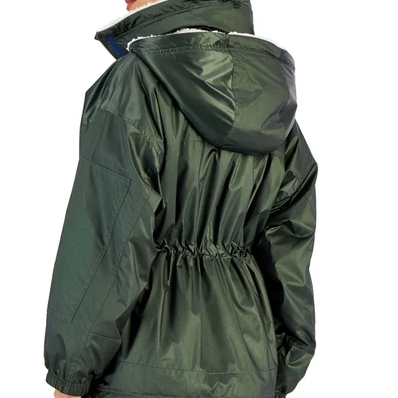 Brand new with tags never worn Tommy Hilfiger Women's Hooded Fleece-Trim - Picture 3 of 5